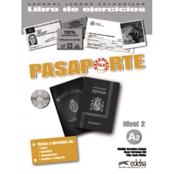 Pasaporte 2 (A2) - libro de ejercicios + CD audio