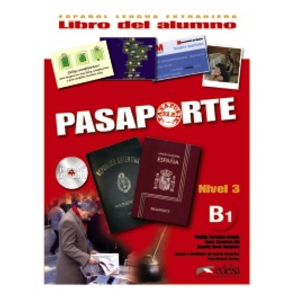 Pasaporte 3 (B1) - libro del alumno + CD audio