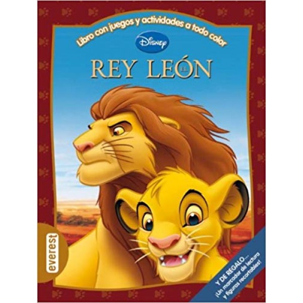 El Rey León. Cuentos con juegos y actividades a todo color