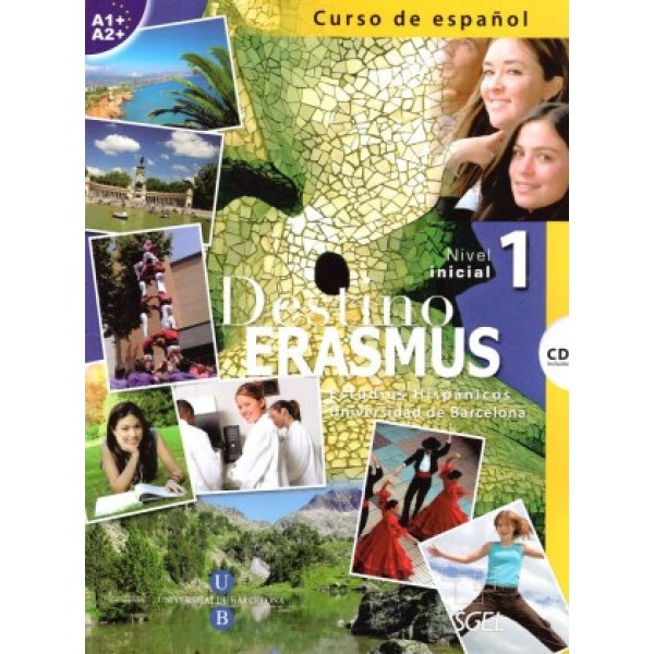 Destino Erasmus 1 Nivel Inicial (A1+A2) + CD